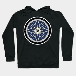 Bike tire compass , take me to the road Hoodie